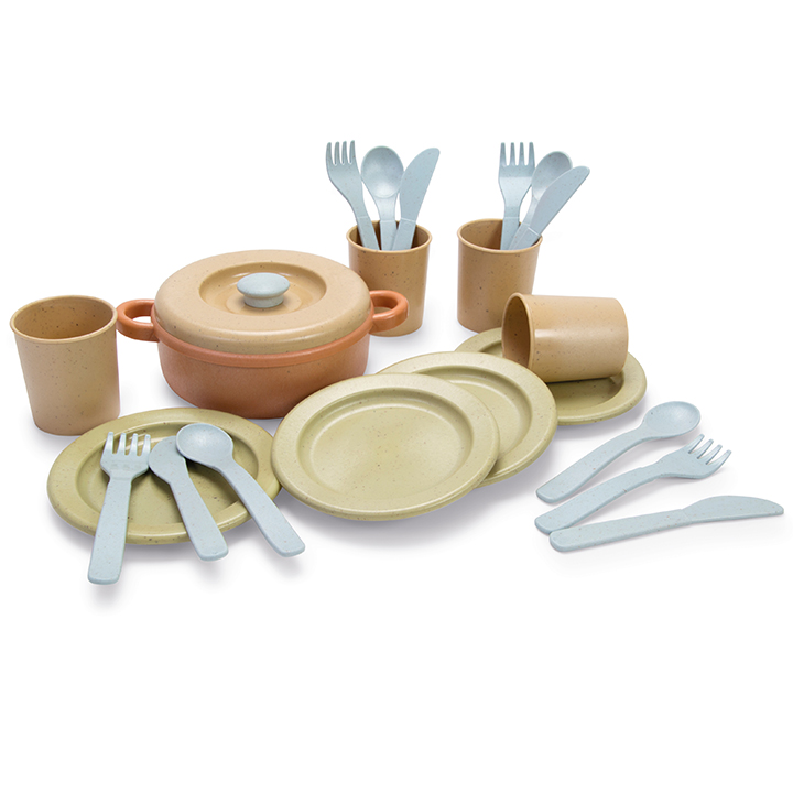 Bio Plastic Dinner Set - Early Years Direct