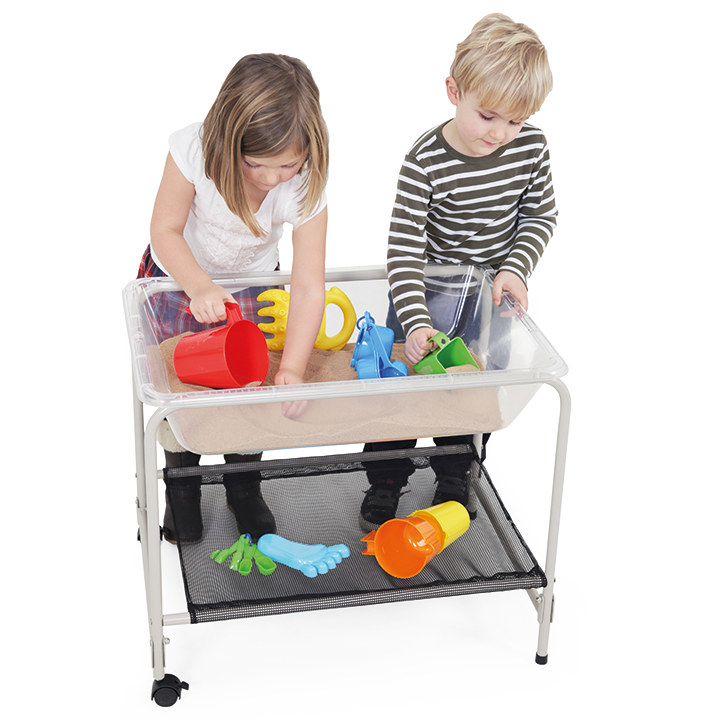 water play tray and stand