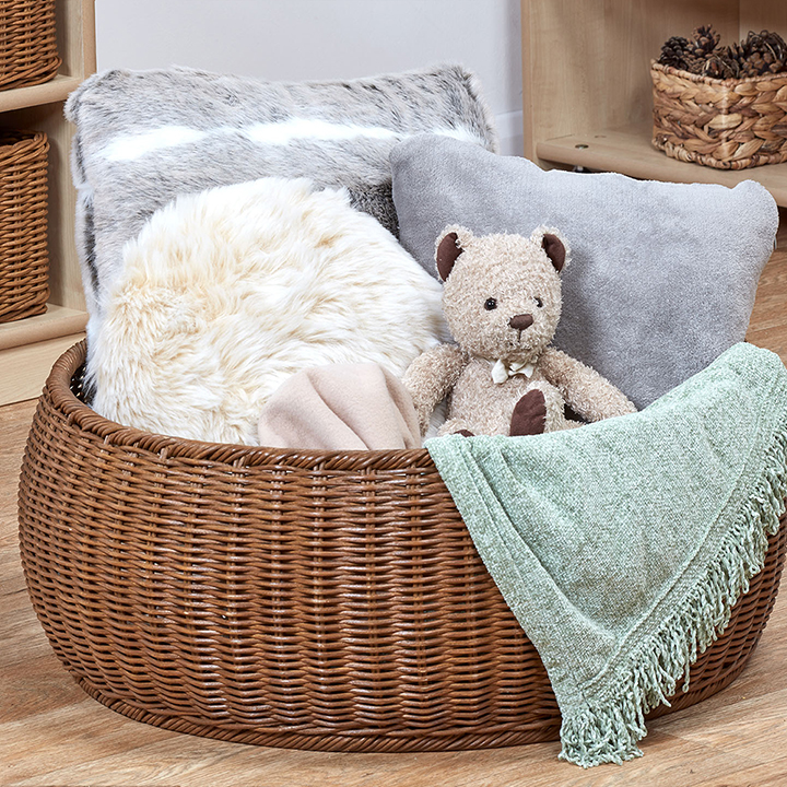 Large Round Basket Early Years Direct