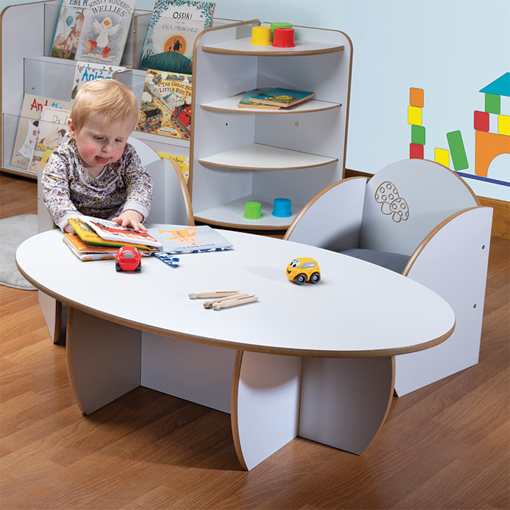 Children's mini table and on sale chairs