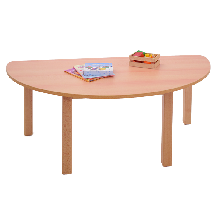 half circle table top