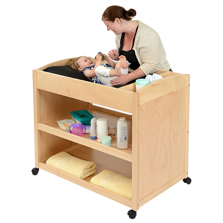 nappy changing unit with steps