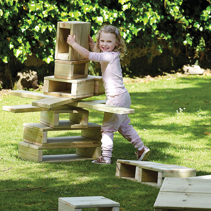 Outdoor play shop blocks