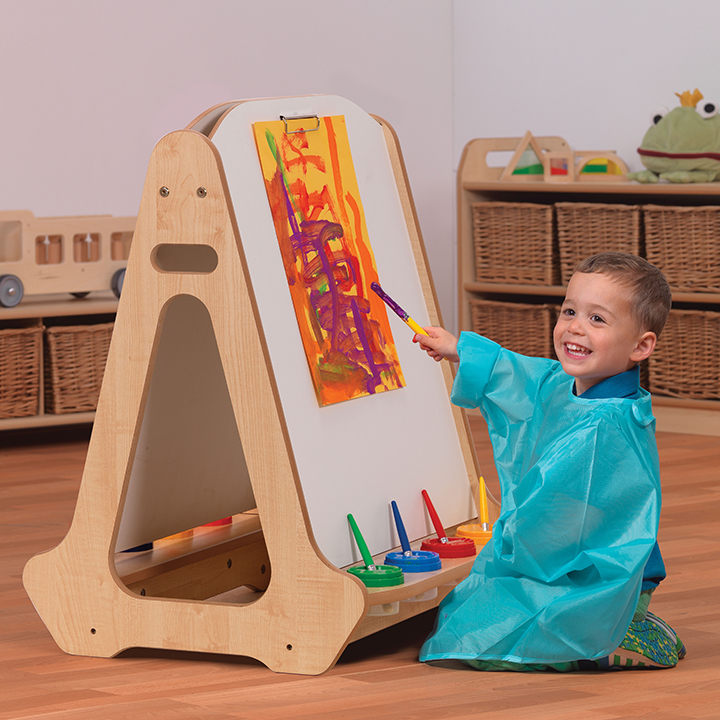 Double sided tabletop easel online